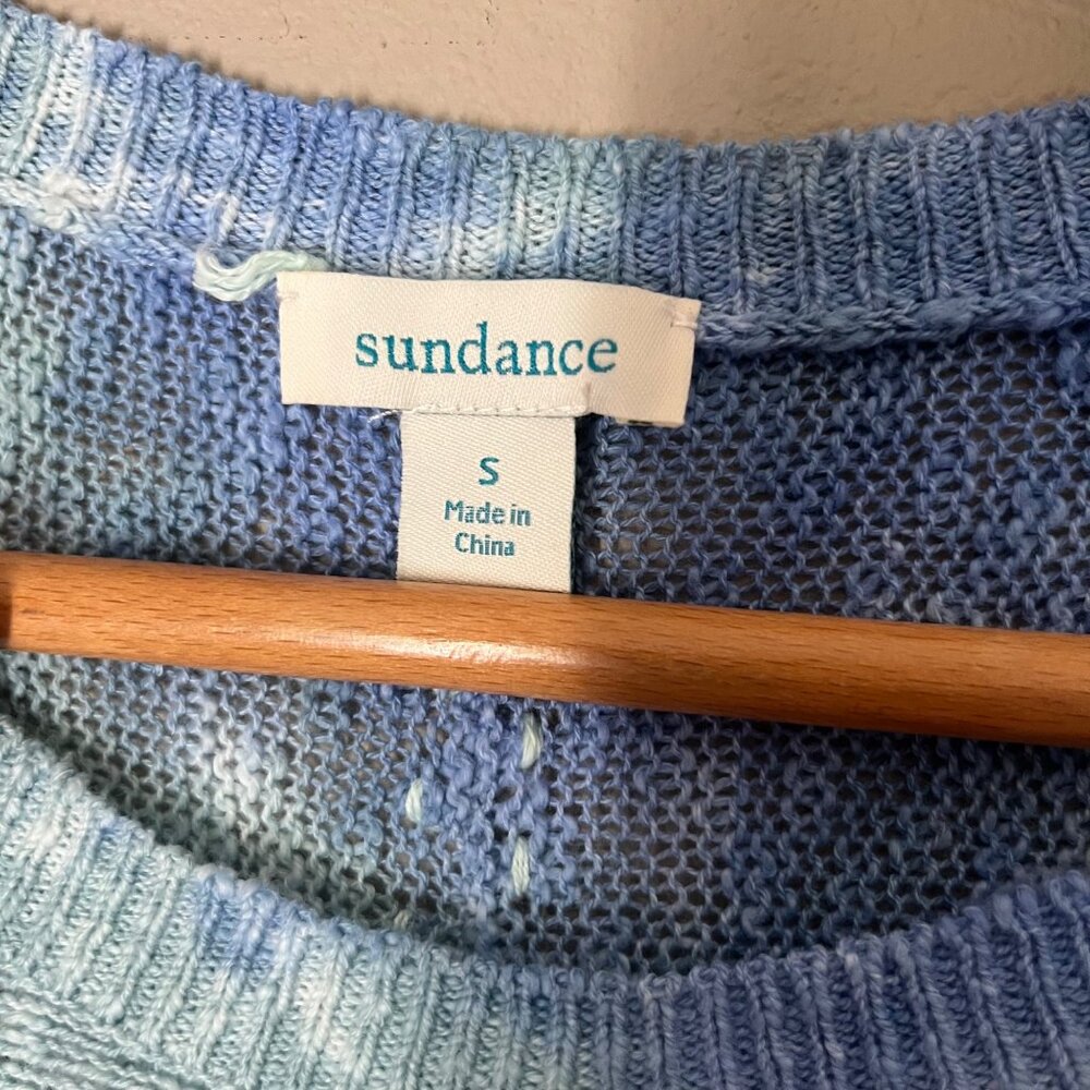 Sundance Tie Dye Artsy Short Sleeve‎ Shirt Size Small Embroidered Oversized Boxy - Picture 3 of 4